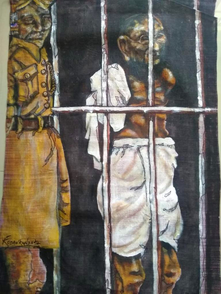 Mahatma in Jail during the Freedom Struggle